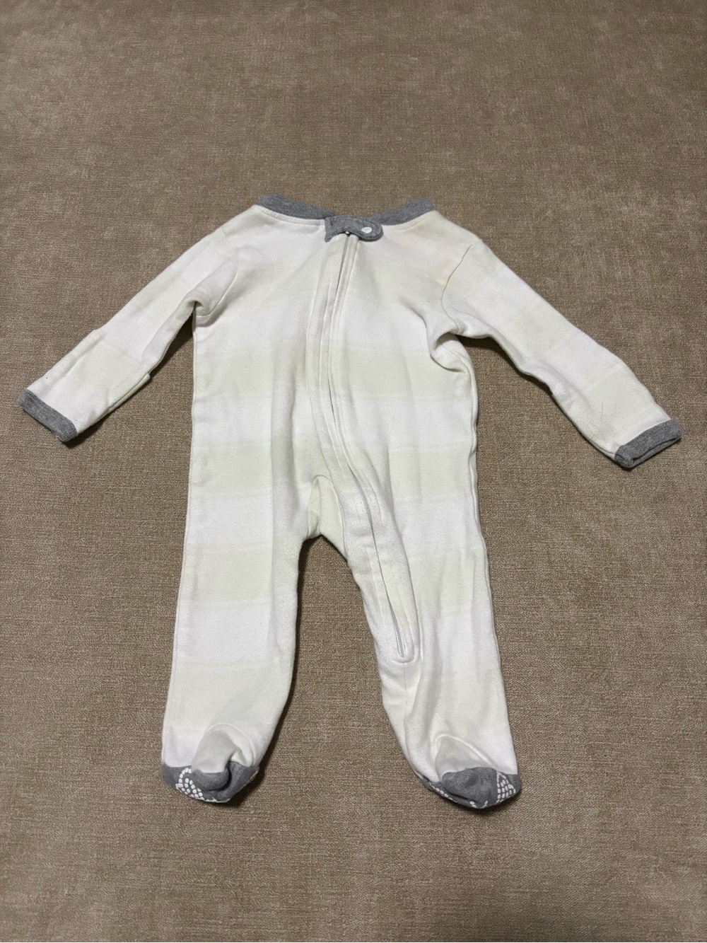 Burt's Bees Baby Striped Footed One-Piece
